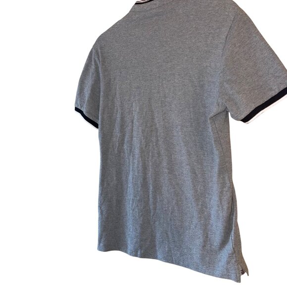 The Kooples Mens Polo Shirt Size Small Gray Short Sleeve Pure Cotton New - Picture 10 of 10
